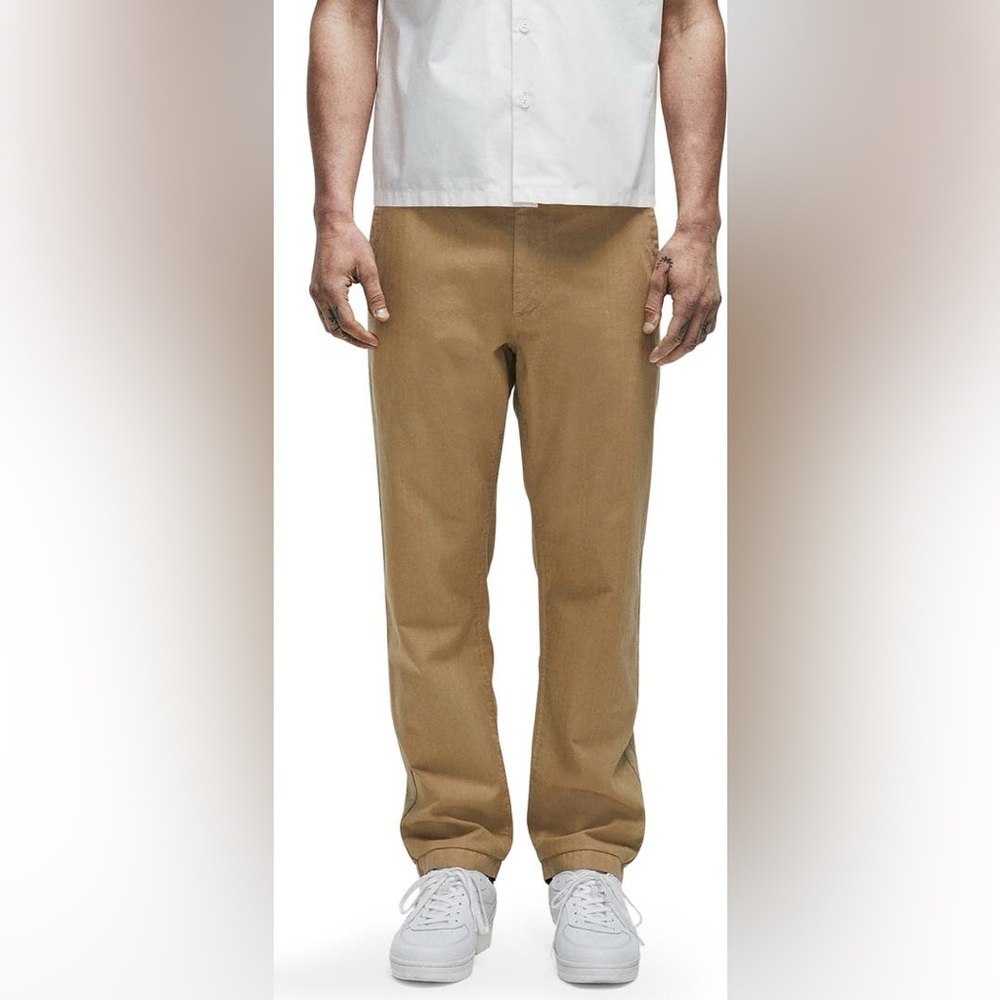 Rag & Bone Men’s Brighton Cotton & Linen Chino Pants Sz 29 Rugged Brown Summer‎